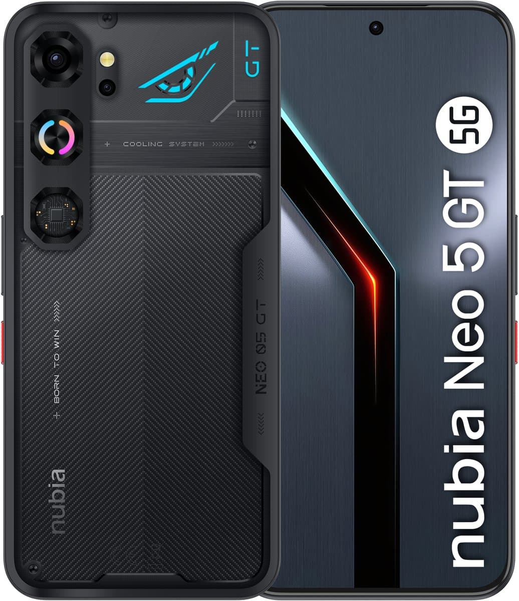 ZTE Nubia Neo 5 GT 5G 12GB - 256 GB Zwart — afbeelding 1