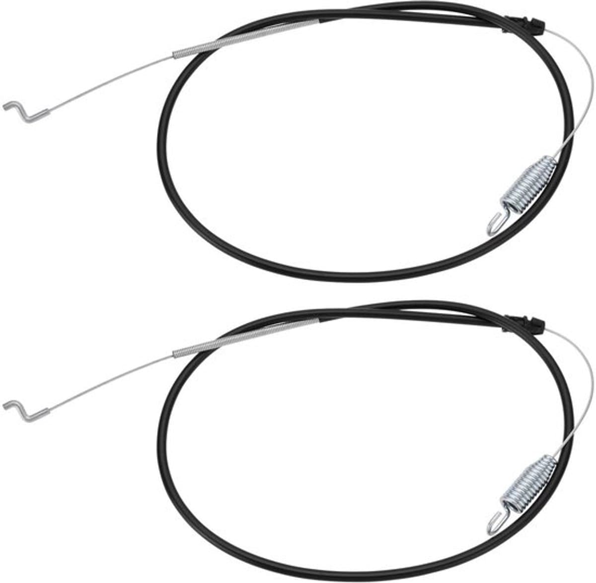 Dailygoods- Tractiekoppeling Kabel - 2 Stuks - Compatibel met Toro Grasmaaiers - Kabellengte 45,5"/115,57cm - 34,5"/87,63cm - Metaal - Onderdelennummer 115-8435 290-941 - Grasmaaier Kabel — afbeelding 1