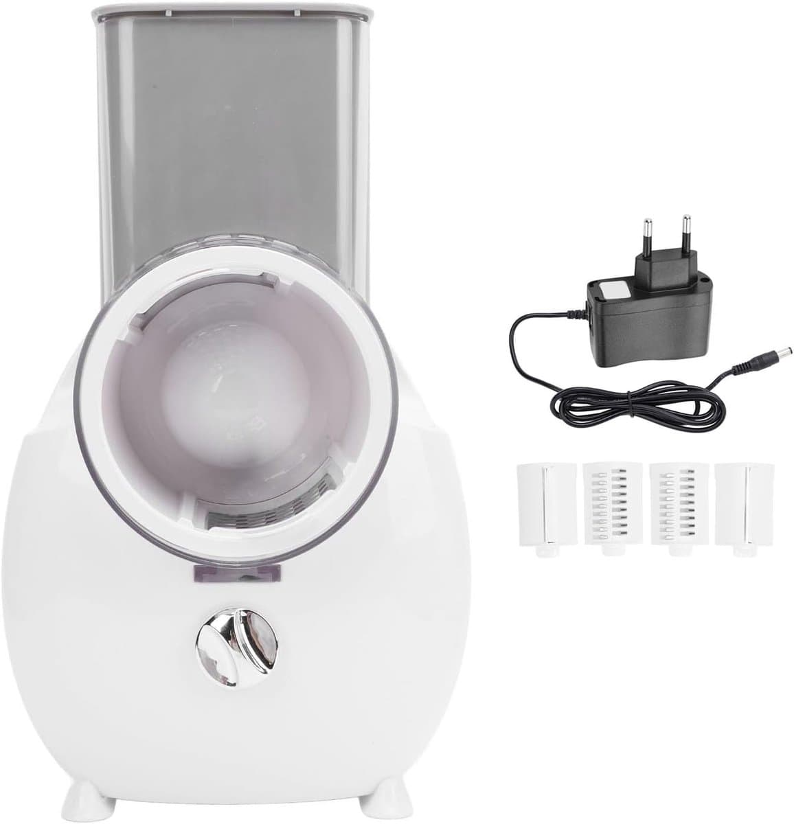 Elektrische Kaasrasp - Groentenversnipperaar Salademachine - Salades Maken - Volautomatische Bediening - 29x17x17cm - Wit — afbeelding 1