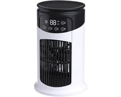 Draagbare Luchtkoeler - Persoonlijke Ventilator - Persoonlijke Koeling - Snelle Koeltechniek - 300ml Tank - Wit
