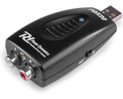 Audio interface - Power Dynamics PDX20 audio converter USB (digitaal) <-> RCA (analoog)