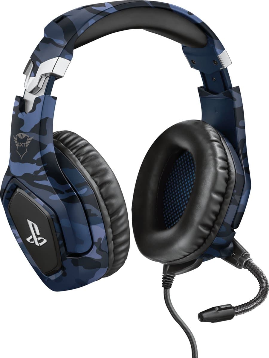 Trust GXT 488B Forze - Gaming headset voor PS4 Official licenced - 3.5mm aansluiting - Blauw — afbeelding 1