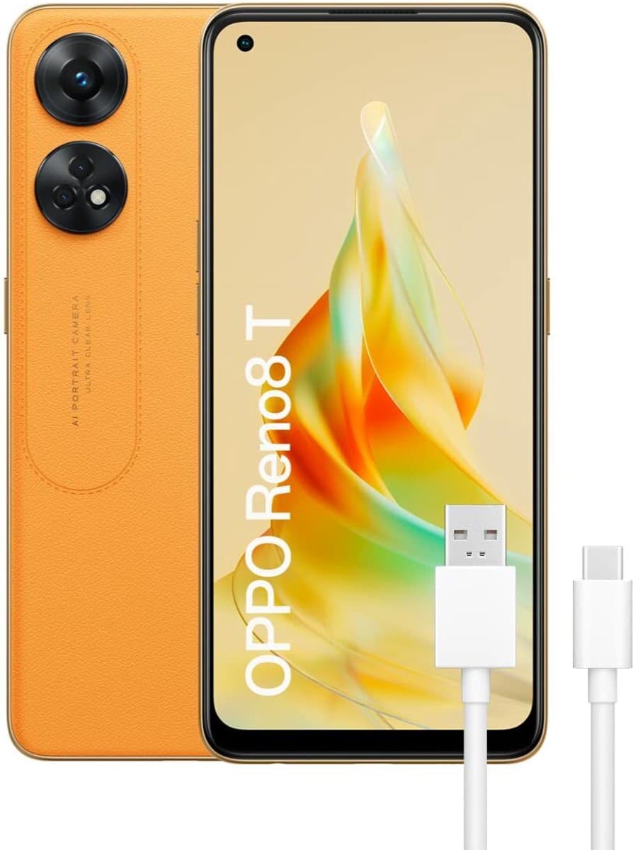 Smartphone Oppo Reno8T Orange 128 GB 6,43" — afbeelding 1
