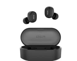 QCY T2C Draadlozen earbuds - Bluetooth 5.0 - 3D Stereo - Zwart - Oplaadbare case 32 uur recharge - Dual microfoon - 4 uur luistertijd - spatwaterdicht