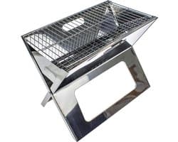 United Entertainment - Draagbare Barbecue - Notebook BBQ - RVS