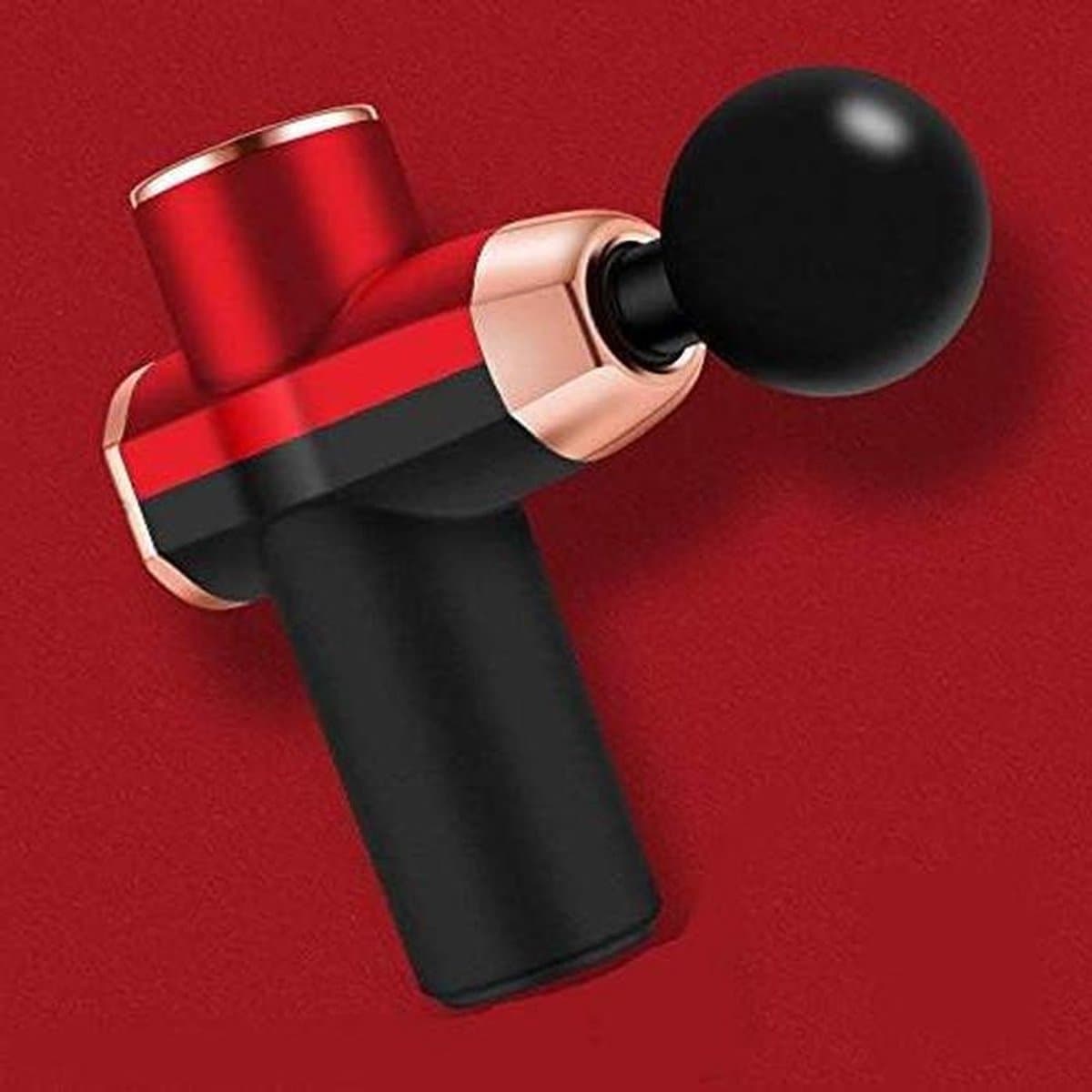 Massagepistool - Mini massageapparaat - Spierherstel - Compact en lichtgewicht - 4 snelheden - Zwart — afbeelding 1