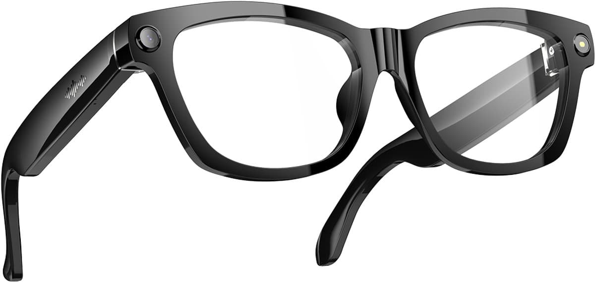 Blackview BV100 Smart Glasses - Slimme bril met camera - Spraakgestuurde AI-assistent - Bluetooth-bellen, vertaling, objectherkenning - BT 5.4 - 32GB - 220 mAh - Transparant — afbeelding 1