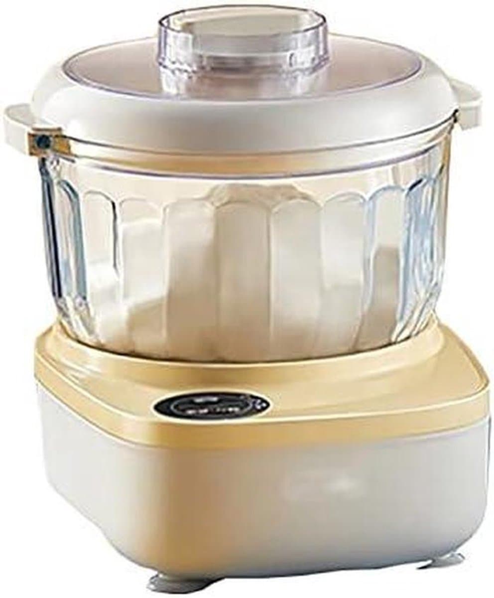 Deegmixer Keukenmachine - Bakmachine Kneedmachine - Brood Deeg Maken - Krachtige DC-motor - 2 Liter Inhoud - Geel — afbeelding 1