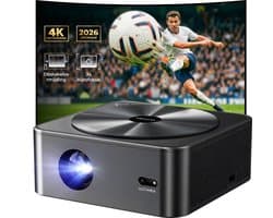 ULTIMEA Apollo P40 - Smart Projector, Native 1080P met Autofocus&6D Trapeziumcorrecti, 700 ANSI Lumen, 4K Thuisbioscoop Beamer, Zwart