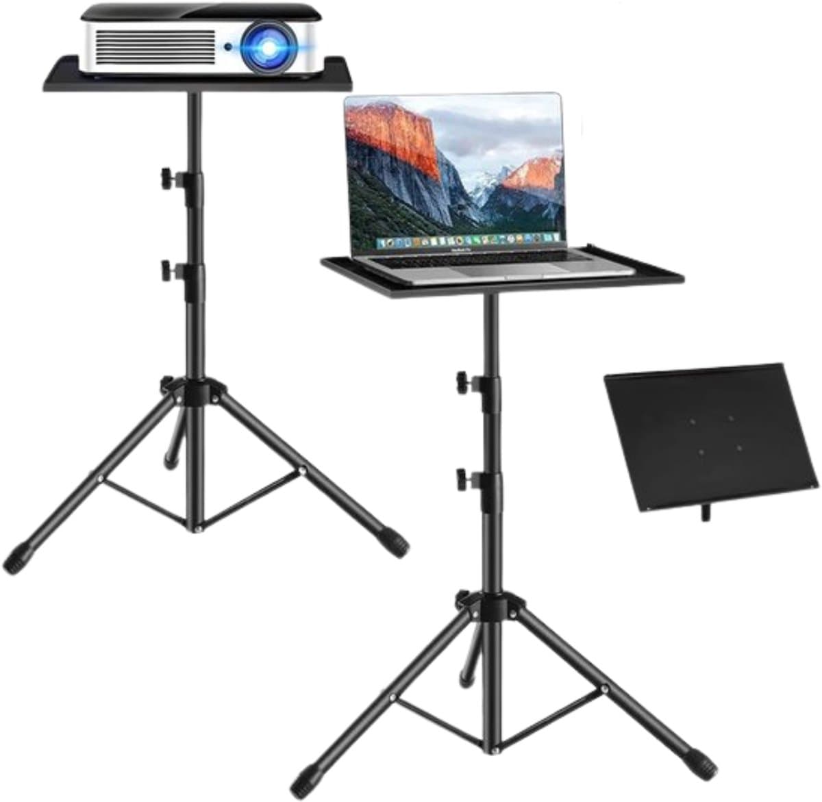 Projector Statief – Universele Laptop & DJ Statief – Standaard -Verstelbaar van 58 tot 160 cm – Opvouwbare Vloerstandaard – Voor Podium, Studio & Thuisgebruik — afbeelding 1