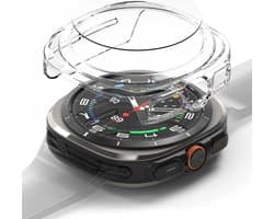 Ringke Slim + Glass | Hoesje + Screen Protector Geschikt voor Samsung Galaxy Watch Ultra 47MM | Case met 9H Tempered Glass | Transparant