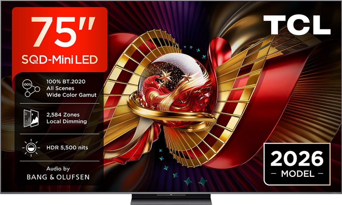 TCL SQD Mini-led 75" C89L (2026) — afbeelding 1