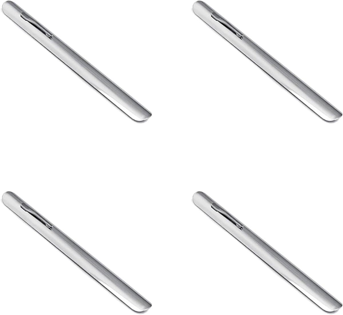 Tafelkruimelaar Kruimelveger - Kruimelkrabber Serveergerei - Tafel Snel Schoonmaken - Met Kledingclip - 4 Stuks - Zilver — afbeelding 1