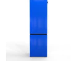 NUNKI LARGECOMBI-ABLU Combi Bottom Koelkast, E, 198+66l, Blue Fire Gloss All Sides