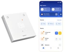 Netatmo Slimme Thermostaat ORIGINAL – Draadloze Smart Thermostaat – App Bediening, Energiebesparing & Verbruiksinzicht – Matter Compatibel – Werkt met Apple Home, Google Home, Alexa & SmartThings – Wit