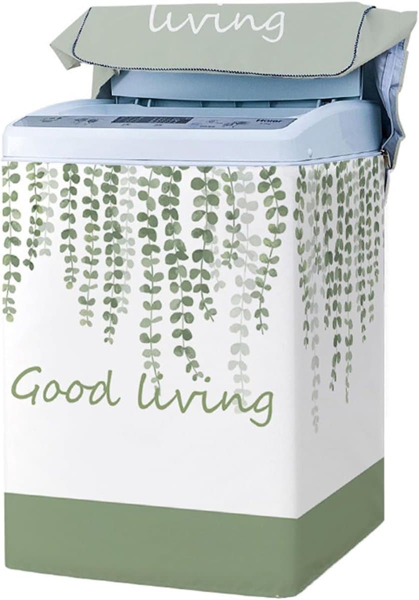 Wasmachinehoes - Drogerhoes - Apparaat Beschermen - Waterdicht en Stofdicht - XXL 12.5 kg - Grijs — afbeelding 1