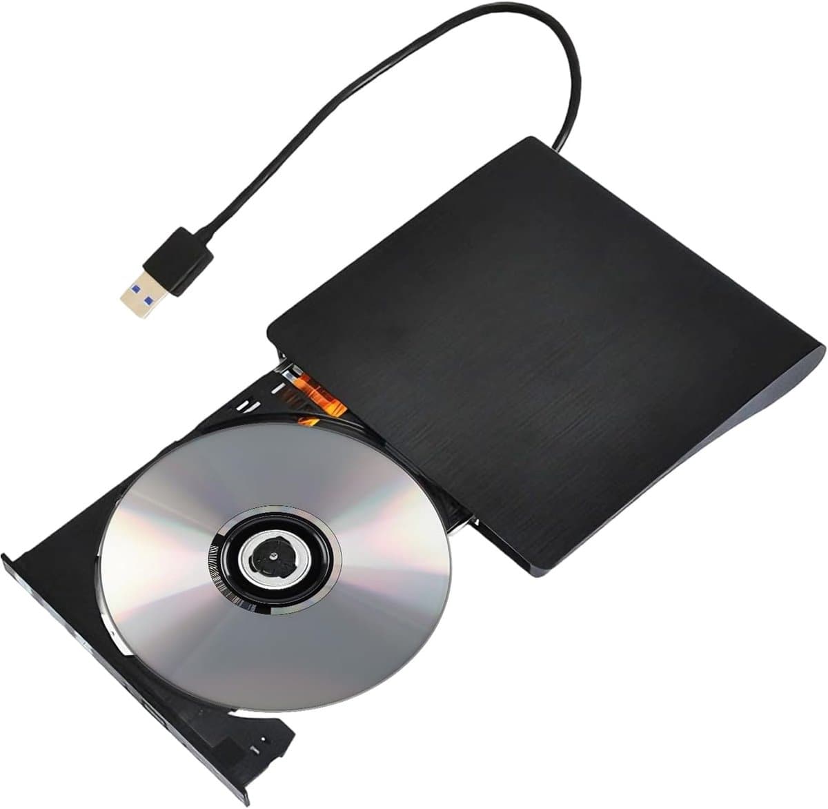 Externe harde schijf - Schijfbrander lezer - Data back-ups maken - Slank USB 3.0 ontwerp — afbeelding 1