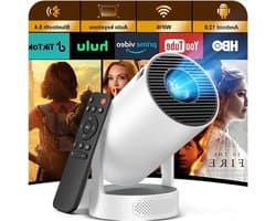 Mini beamer - Projector thuis - Film avond - 260 ANSI lumen - 200 inch - Wit