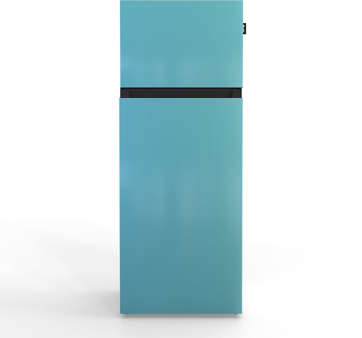 NUNKI MEDIUM-ASKY / Dubbel-Deurs Koelkast, E Klasse, 206l, Sky Blue, Gloss (ALL sides) — afbeelding 1