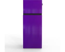 NUNKI MEDIUM-FPLU / Plum Explosion Design Koel-vriescombinatie - 206L - E-label - Front in kleur