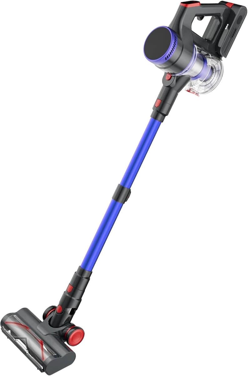 Draadloze Stofzuiger - Verticale Stofzuiger - Snel Huis Schoonmaken - VACTechPro Technologie - 3 kg - Blauw — afbeelding 1