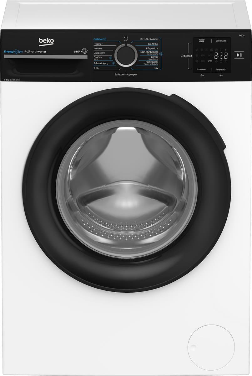 Beko BMMS3WFU4841W | Wasmachine | A | Energyspin | Duits Display — afbeelding 1