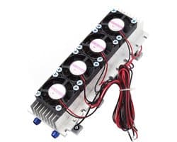 Dailygoods - 288W Luchtkoeler - Waterkoeling - Thermostatische Koeling zonder Stopcontact - Compact - Voor Aquarium en Apparatuur - Innovatieve Koelin