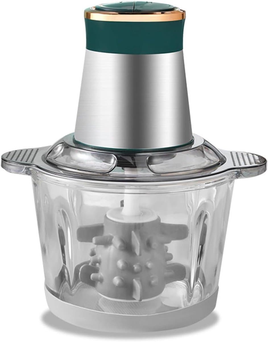Elektrische Keukenmachine - Multifunctionele Hulp - Eten Bereiden - Krachtige 500W Motor - 3L Kom - Zilver — afbeelding 1