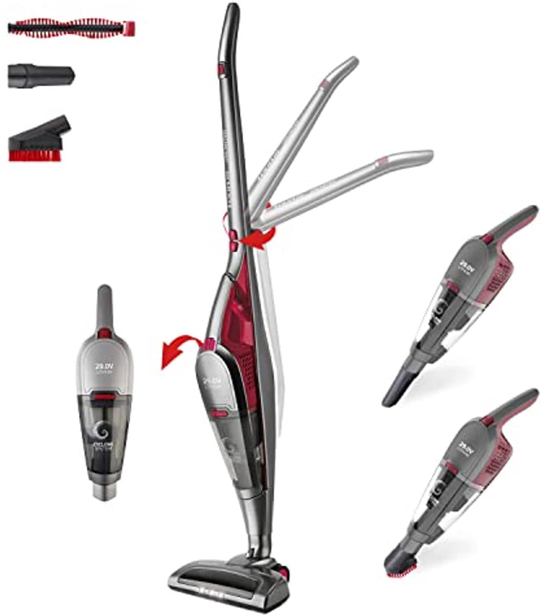 Draadloze Steelstofzuiger 3-in-1 met 40 min. looptijd, 2 snelheden en LED-verlichting — afbeelding 1