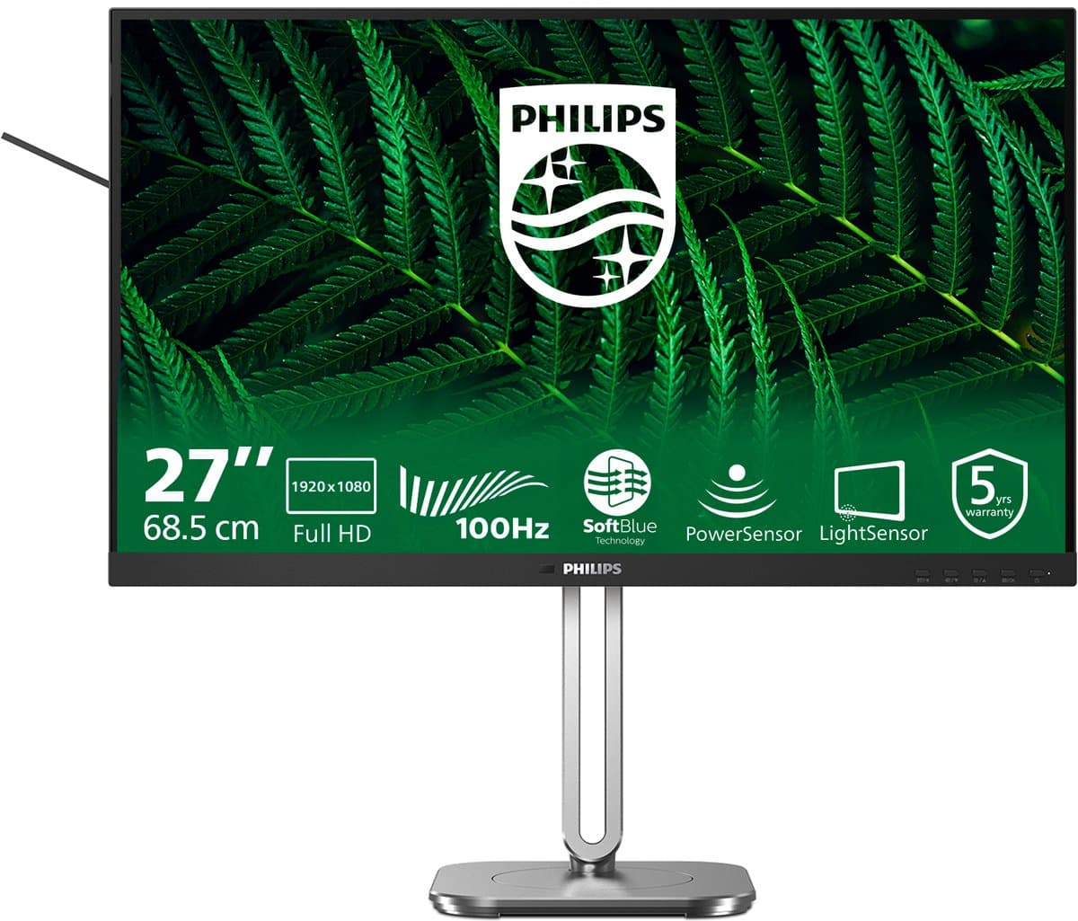 Philips 5000 serie 27B2G5200/00 computermonitor 68,6 cm (27") 1920 x 1080 pixels Full HD LCD antraciet — afbeelding 1