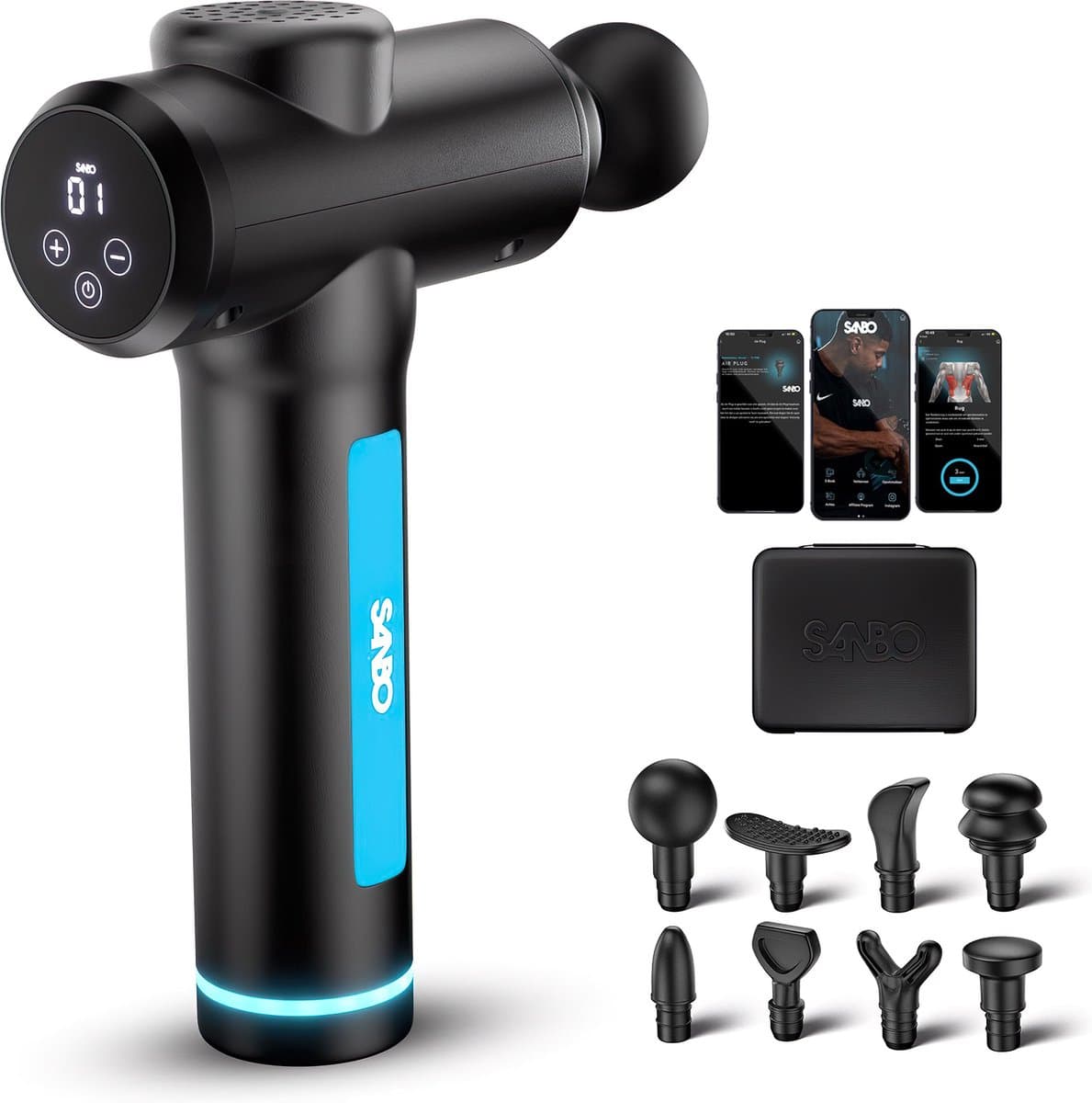 Sanbo Massage Gun Prime Gen 4 — afbeelding 1