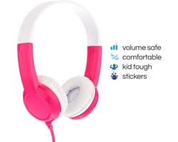 Koptelefoon kinderen met draad - Kinderkoptelefoon - Bedrade hoofdtelefoon - Veilig volume - School - Tablet - Laptop - Reizen - Muziek luisteren