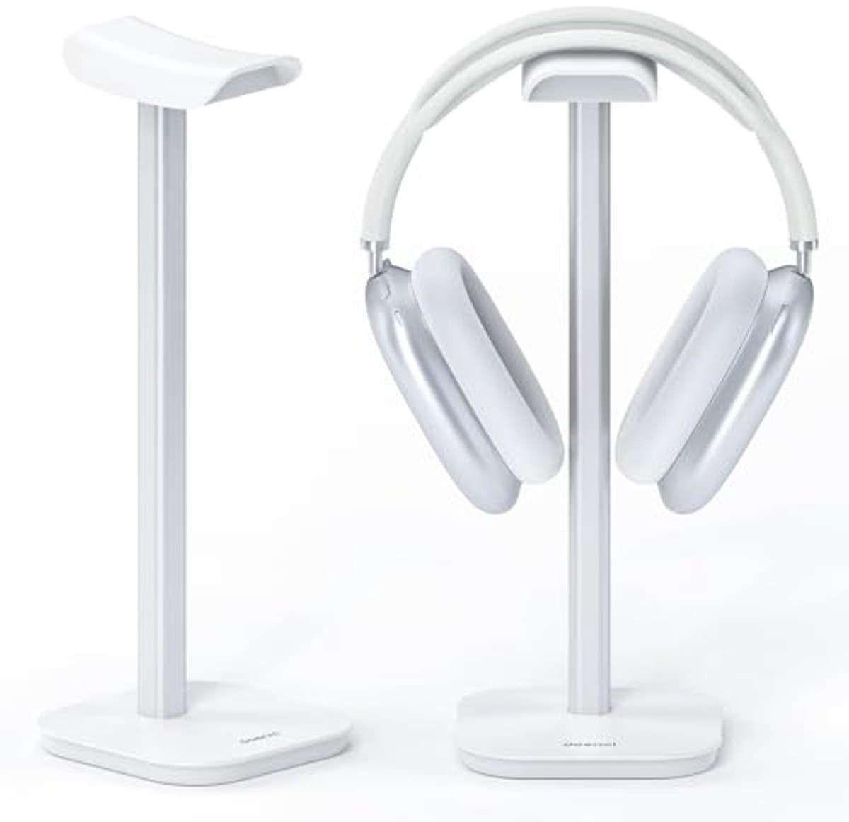 Hoofdtelefoonhouder voor Over-Ear Bluetooth Hoofdtelefoons - Standaard met Verzwaar-de Basis & Aluminium Buizen — afbeelding 1