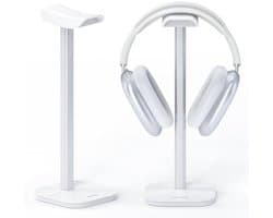 Hoofdtelefoonhouder voor Over-Ear Bluetooth Hoofdtelefoons - Standaard met Verzwaar-de Basis & Aluminium Buizen