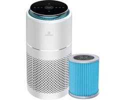 Aironex Luchtreiniger met Hepa Filter – Tegen Allergie & Hooikoorts - HEPA 13 + Ionisator – CADR 365 m³/u – 55 m² – Stil – Luchtkwaliteitsindicator - Air Purifier -Luchtreinigers
