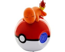 Teknofun Pokémon Charmander - FM wekkerradio met LED nachtlamp