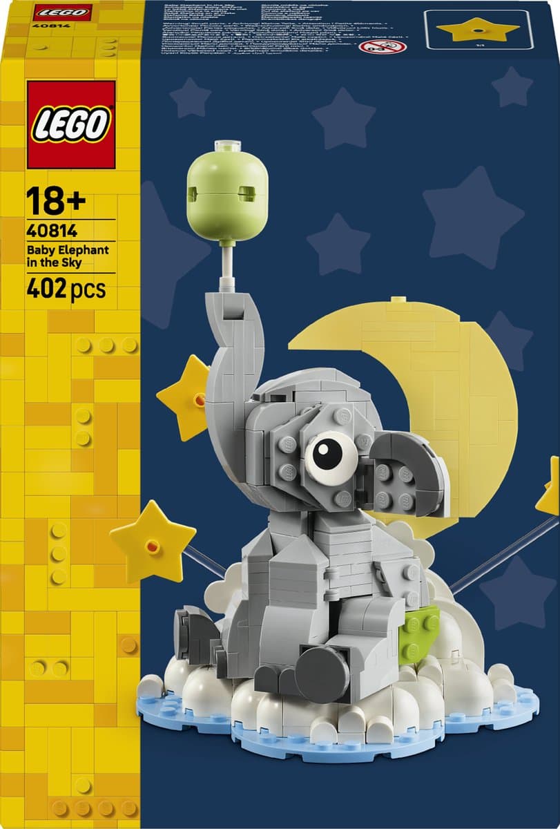 Lego Seasons And Occasions 40814 Babyolifantje Bouwstenen Multicolor — afbeelding 1