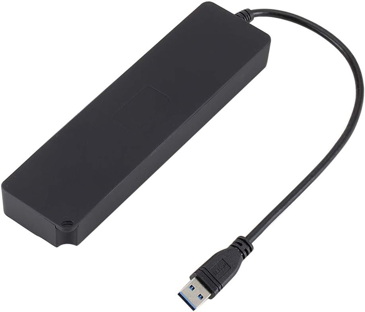 USB Hub - Poort Expander - Extra Poorten Creëren - 7 Poorten met Schakelaars - Tot 5 Gbps - Zwart — afbeelding 1