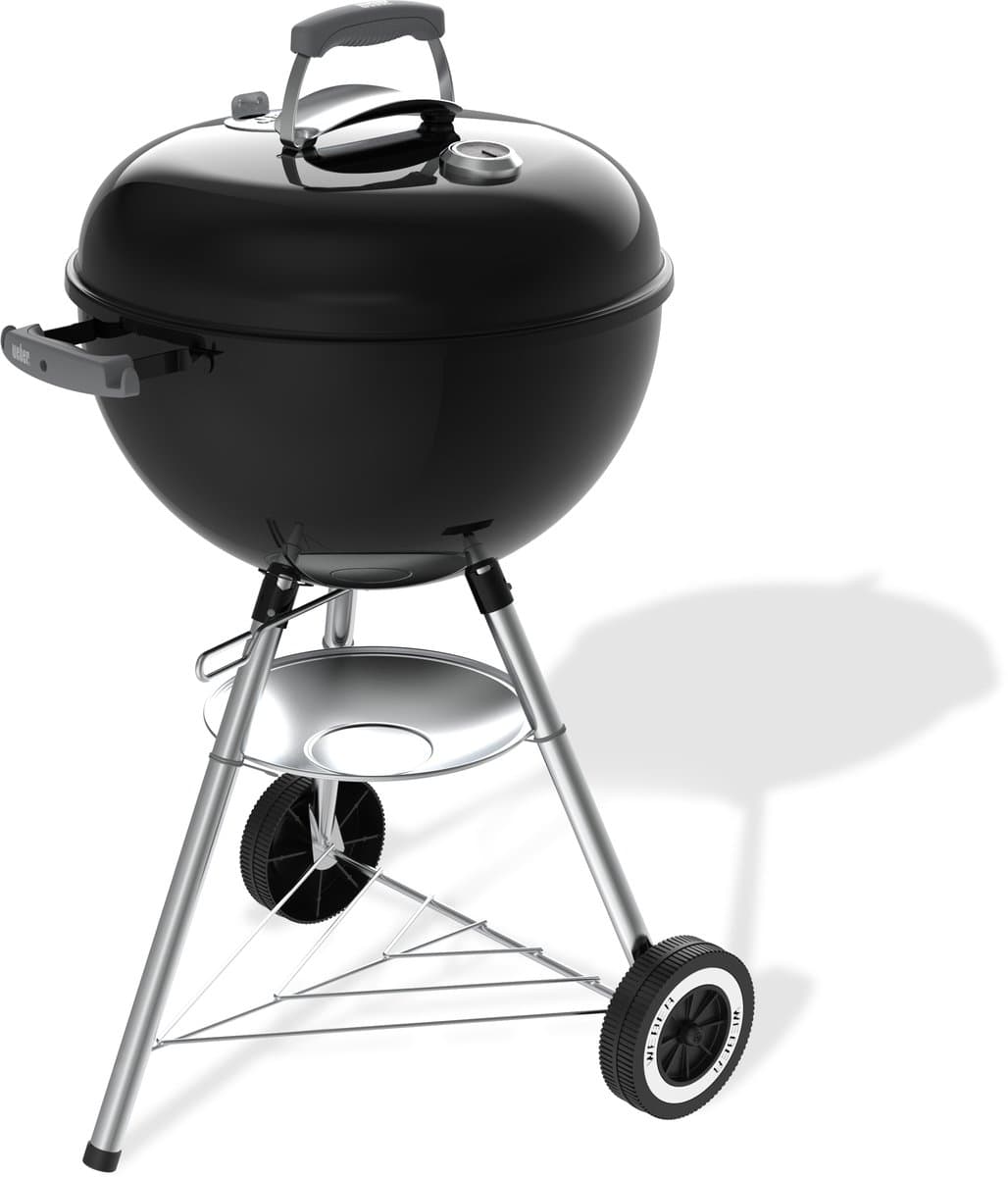 Weber Original Kettle - Ø 47 cm Grillrooster - Houtskoolbarbecue - Zwart - Asopvangschaal - 2 Duurzame, weerbestendige wielen - One-Touch Reinigingssysteem - Dekselthermometer - 2 Gereedschapshaken - Kras- en roestbestendig — afbeelding 1