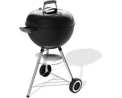 Weber Original Kettle - Ø 47 cm Grillrooster - Houtskoolbarbecue - Zwart - Asopvangschaal - 2 Duurzame, weerbestendige wielen - One-Touch Reinigingssysteem - Dekselthermometer - 2 Gereedschapshaken - Kras- en roestbestendig