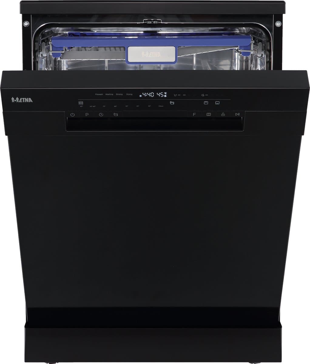 ETNA VWV640ZWA - Vrijstaande vaatwasser - Zwart - 60 cm - Energieklasse A - 14 couverts - 8 programma's - Uitgestelde start - LED binnenverlichting — afbeelding 1