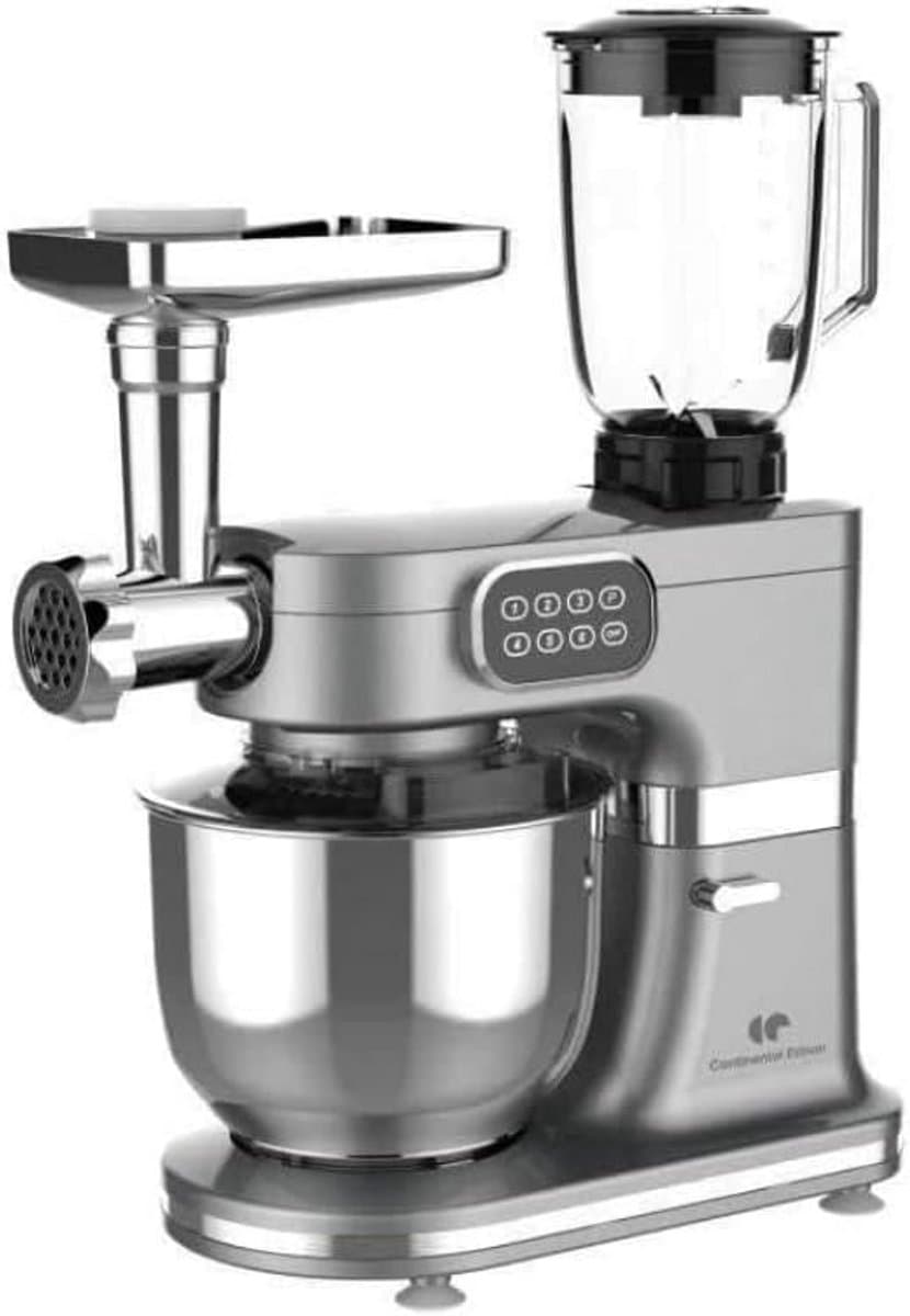 Krachtige Multifunctionele Keukenmachine met Garde, Kneedhaak en Vleesmolen — afbeelding 1