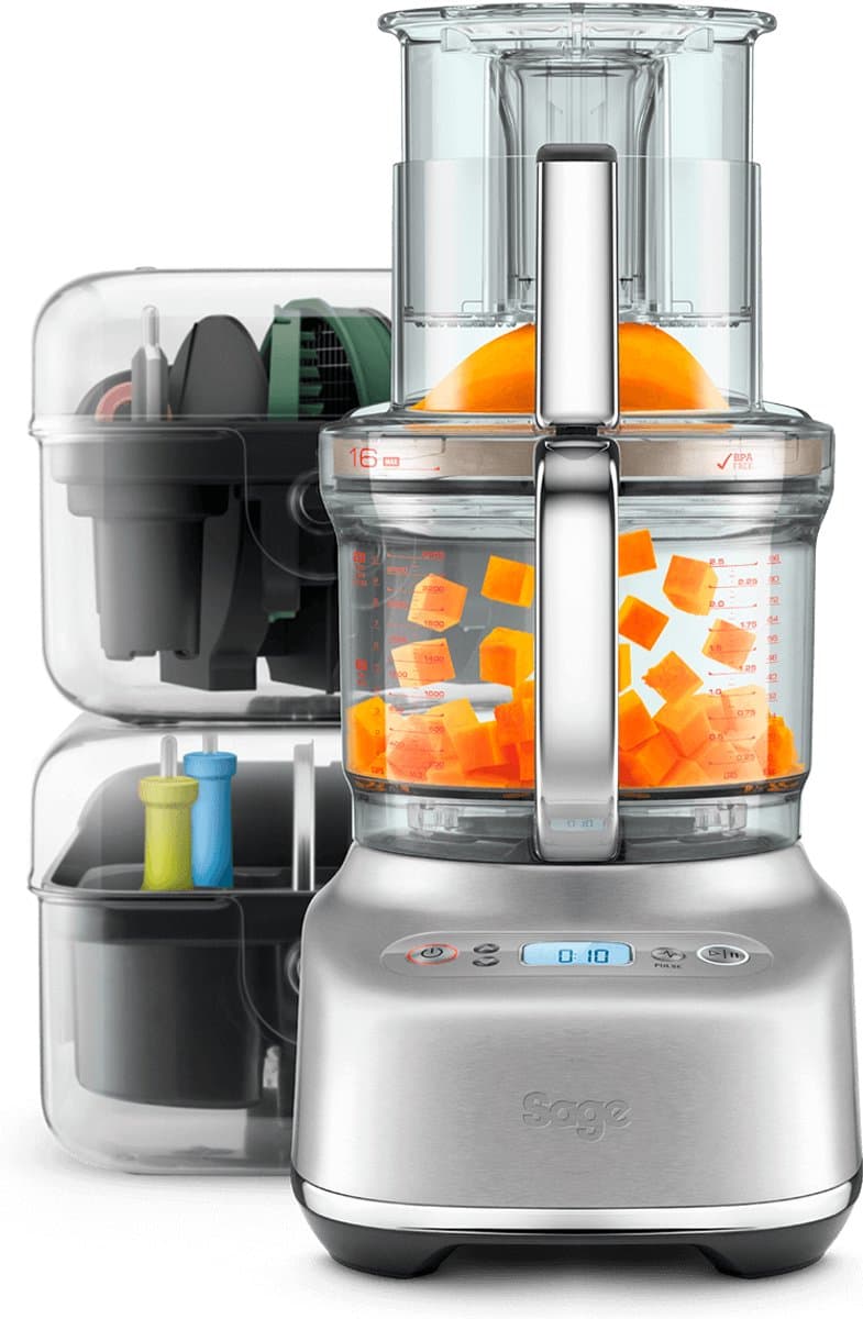 Sage SFP838BSS the Paradice 16 - Brushed Stainless Steel - Dicing Kit — afbeelding 1
