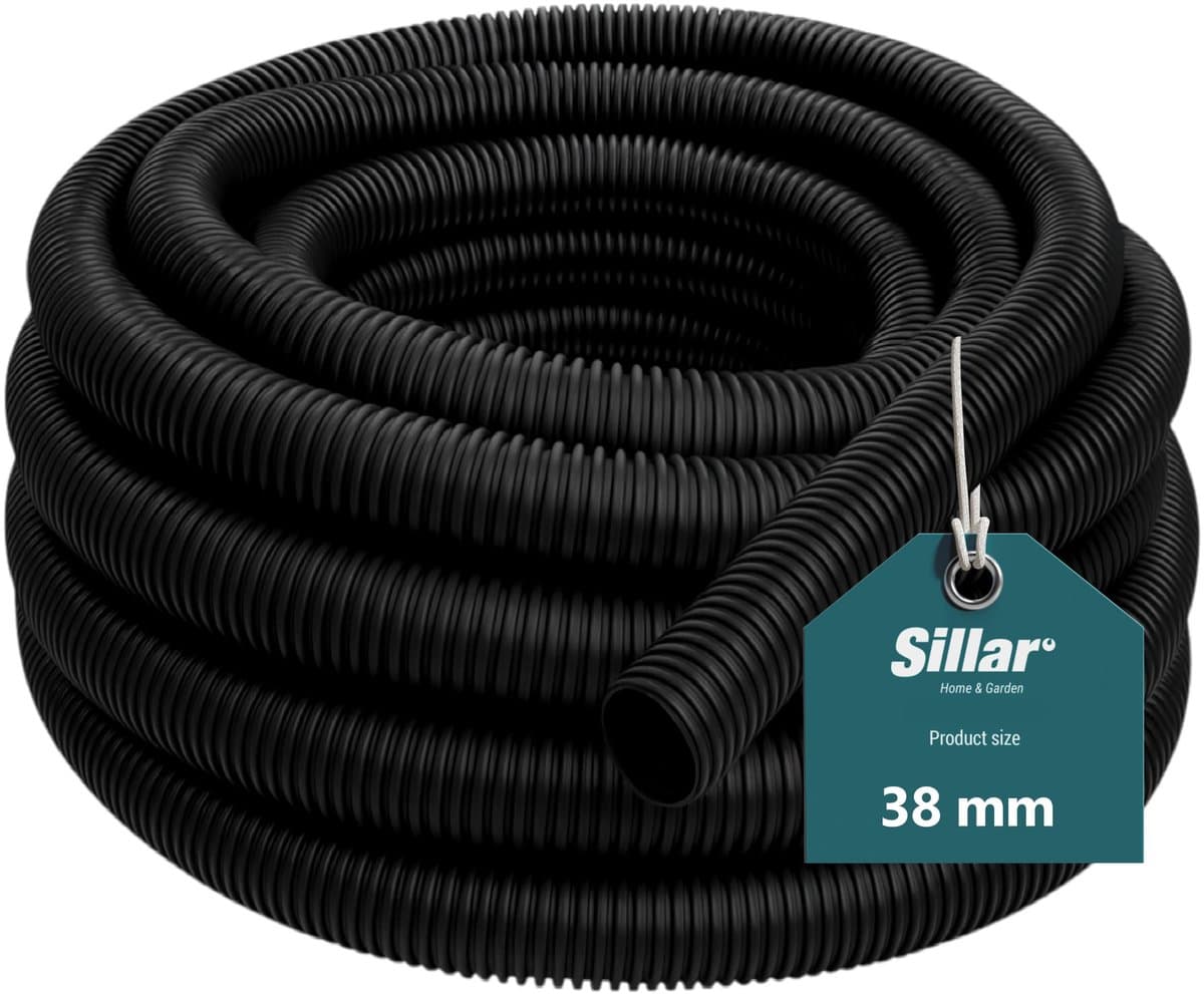 Sillar Stofzuigerslang 38mm - Universele Zuigslang voor Stofzuiger – Flexibele – Op Lengte - 5 m (5 x 1m) — afbeelding 1