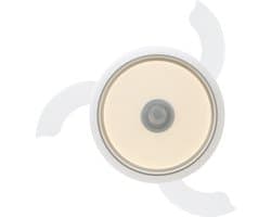 LED-verlichting - Instelbare lichtkleur - Plafondlamp met ventilator en verlichting - 42-inch plafondventilator met verlichting – uitgerust met 32W meerkleurige LED's (3 kleurtemperaturen + RGB) – 3 ABS-ventilatorbladen en DC-motor