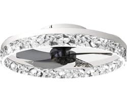 Livano Plafondventilator - Met Verlichting - Plafond Ventilator - Met Lamp - Plafonniere Met Ventilator - Met Licht - Wit