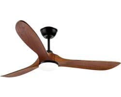 Nivard Plafondventilator - Met Verlichting - Plafond Ventilator - Met Lamp - Plafonniere Met Ventilator - Met Licht - Stijl A - 150cm