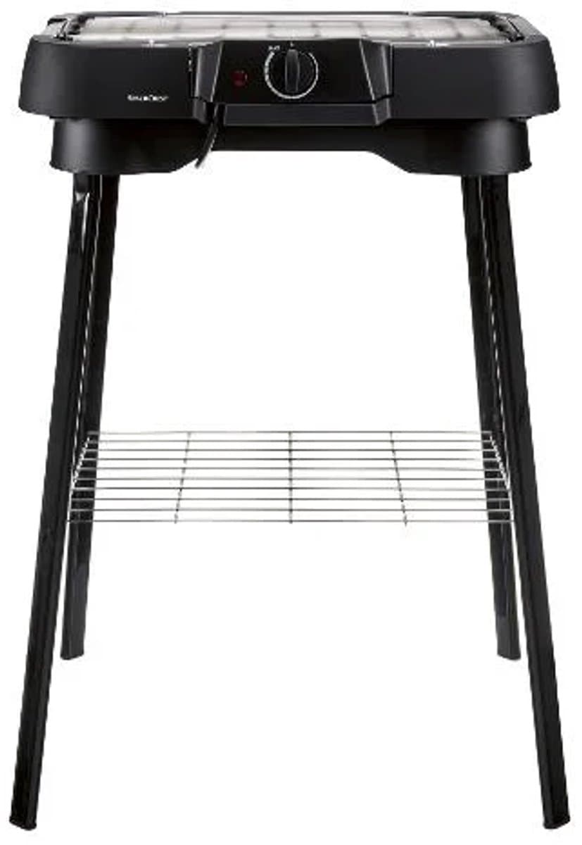 SILVERCREST® KITCHEN TOOLS Elektrische BBQ - Barbecue - Kenmerk: ook als tafel BBQ te gebruiken - Grilloppervlak: 41 x 24 cm - Hoogte met onderstel: 75 cm - Oververhittingbeveiliging - Uitneembare opvangbak voor vet - Plateau voor BBQ gereedschap — afbeelding 1