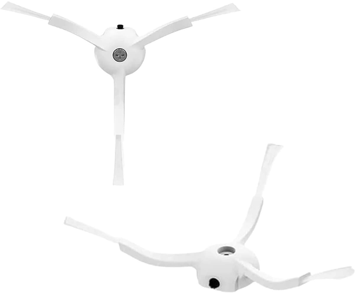 Driehoekborstel - Accessoires geschikt voor Roborock S50-serie / T4 / T6 / T7 /T7 PRO / S4 / S5 / S6 / S7 / S8 / P10 / G10 / G20 / T8 / Q7 - 6 stuks -wit — afbeelding 1