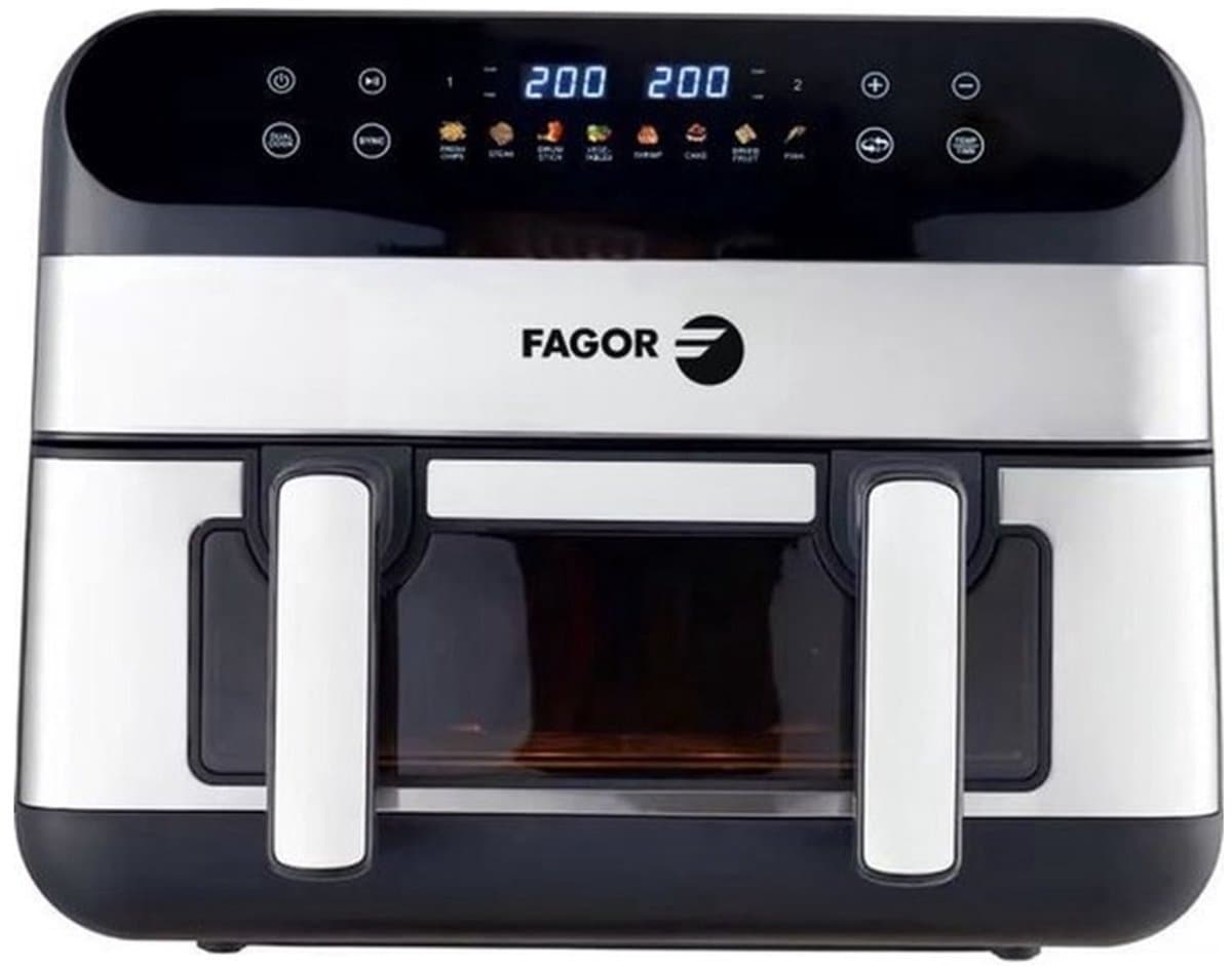 Olievrije friteuse - FAGOR - Airfryer FGF10 - 10L - 2400 W - Touchscreen - 8 vooraf opgenomen standen - Grote kooktank — afbeelding 1